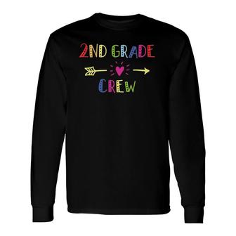 2Nd Second Grade Crew Last Day Of School Teacher Student Long Sleeve T-Shirt - Seseable