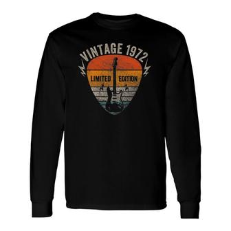 50 Years Old Vintage 1972 Limited Edition 50Th Birthday Long Sleeve T-Shirt - Seseable