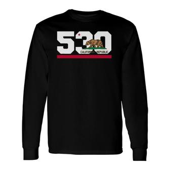 Area Code 530 Lake Tahoe California Long Sleeve T-Shirt T-Shirt | Mazezy