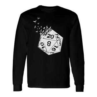 Awesome Tabletop Gaming Dice Long Sleeve T-Shirt T-Shirt | Mazezy DE