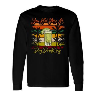 You Had Me At Beach Retro Sunset Summer Long Sleeve T-Shirt - Seseable