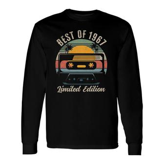 Best Of 1967 55Th Birthday Limited Edition 55 Years Old Long Sleeve T-Shirt T-Shirt | Mazezy