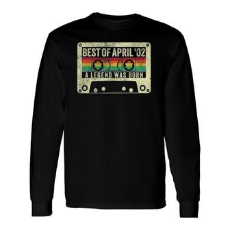 Best Of April 2002 19Th Birthday 19 Years Old Born Long Sleeve T-Shirt - Seseable