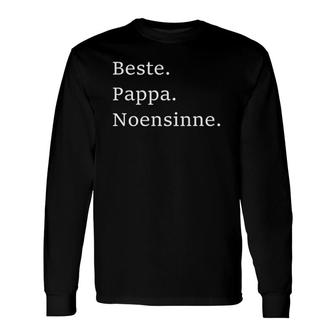 Best Dad Ever Norwegian Language Fathers Day Vacation Long Sleeve T-Shirt - Seseable