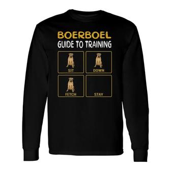 Boerboel Guide To Training Dog Obedience Long Sleeve T-Shirt - Seseable