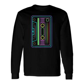 Cassette Tape 80S 90S Music Retro Vintage Disco Party Long Sleeve T-Shirt - Seseable