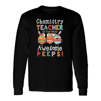 Chemistry Teacher Peeps Easters Classic Long Sleeve T-Shirt - Thegiftio UK