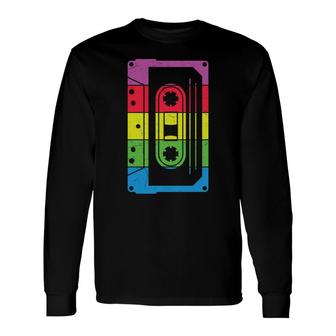 Colorful Music Mixtape 80S 90S Styles Best Long Sleeve T-Shirt - Seseable