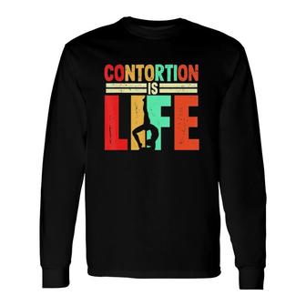 Contortionist Is Life Vintage Retro Long Sleeve T-Shirt T-Shirt | Mazezy