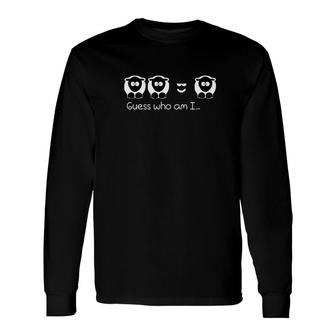 Cool Guess Who Sarcastic Black Sheep Long Sleeve T-Shirt - Monsterry DE