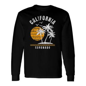 Coronado California Ca Beach Vacation Souvenir Long Sleeve T-Shirt T-Shirt | Mazezy