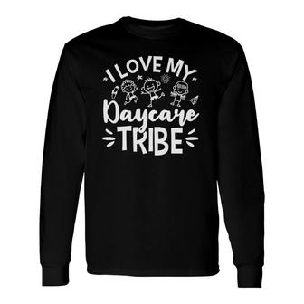 Daycare Provider I Love My Daycare Squad Long Sleeve T-Shirt T-Shirt | Mazezy
