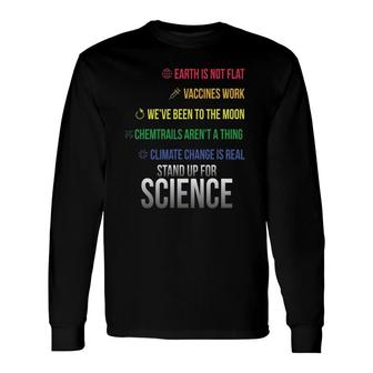 Earth Is Not Flat Science Earth Day Educational Long Sleeve T-Shirt T-Shirt | Mazezy