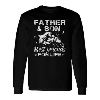 Father Son Best Friends For Live Enjoyable 2022 Long Sleeve T-Shirt - Seseable