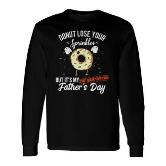 Fathers Day 2021 2Nd Quarantine Donut Dad Quote Meme Long Sleeve T-Shirt - Seseable