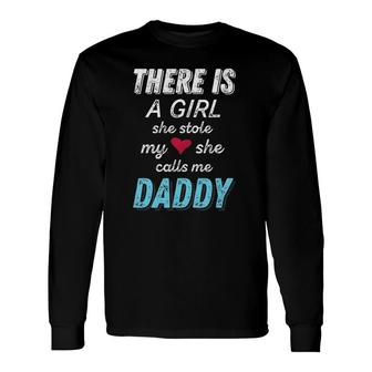 Fathers Day S For Dad From Daughter New Dad Long Sleeve T-Shirt - Seseable