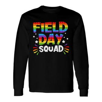 Field Day 2022 Field Squad Boys Girls Students Pop It Long Sleeve T-Shirt - Seseable
