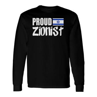 Free Israel Israel Flag Flag Of Israel Proud Zionist Long Sleeve T-Shirt - Thegiftio UK