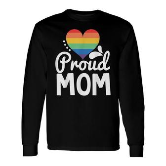Free Mom Hugs Proud Mom Pride Lgbt Apparel Gay Long Sleeve T-Shirt - Thegiftio UK