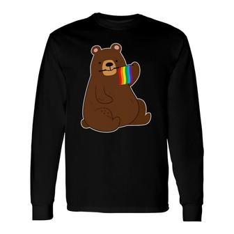 Gay Pride Lgbt Pride Month Bear Long Sleeve T-Shirt - Seseable