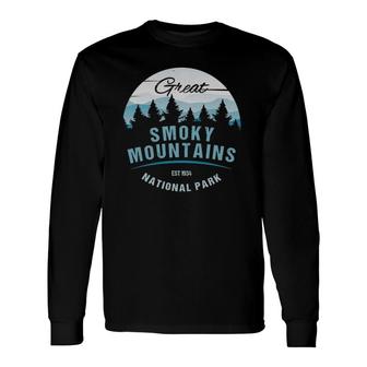 Great Smoky Mountains National Park Tn Nc Vacation Souvenir Long Sleeve T-Shirt T-Shirt | Mazezy