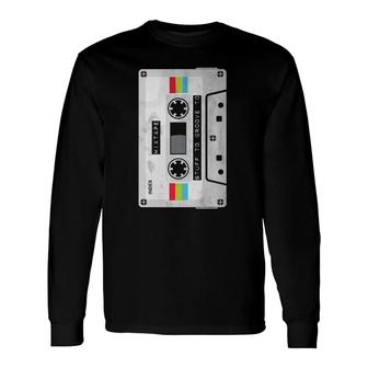 Groove Hip Hop Dj Mix Tape Retro Vintage Cassette Long Sleeve T-Shirt - Seseable