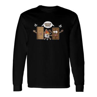 Group Hug Chocolate Smores Classic Long Sleeve T-Shirt T-Shirt | Mazezy