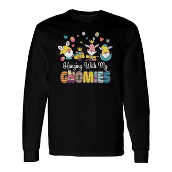 Happy Easter Day Bunny Gnome Hanging With My Gnomies Long Sleeve T-Shirt T-Shirt | Mazezy