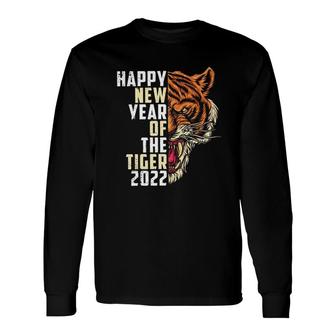 Happy New Year Of The Tiger 2022 New Best Long Sleeve T-Shirt - Thegiftio UK