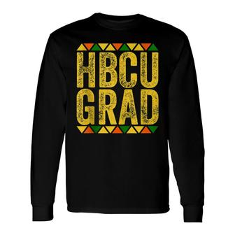 Hbcu Grad Graduation 2020 Costume Historical Long Sleeve T-Shirt - Seseable