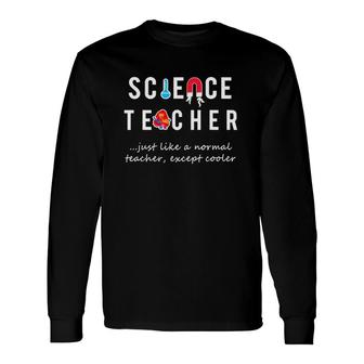 I Heart Love Science And Biology Teacher Long Sleeve T-Shirt - Thegiftio UK