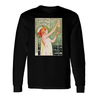 Henri Privat Livemont Absinthe Robette Poster Long Sleeve T-Shirt T-Shirt | Mazezy