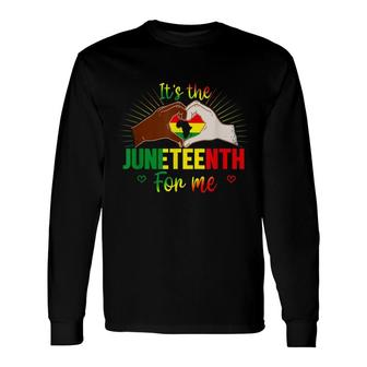 Its The Juneteenth For Me Free-Ish Since 1865 Independence Long Sleeve T-Shirt - Seseable