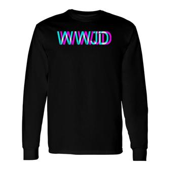 What Would Jesus Do Wwjd Christian Faith Believer Long Sleeve T-Shirt T-Shirt | Mazezy