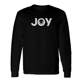 Joy Christmas Nativity Christian Jesus Bible Holiday Long Sleeve T-Shirt - Monsterry