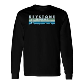 Keystone Ski Retro Vintage Keystone Co Long Sleeve T-Shirt T-Shirt | Mazezy
