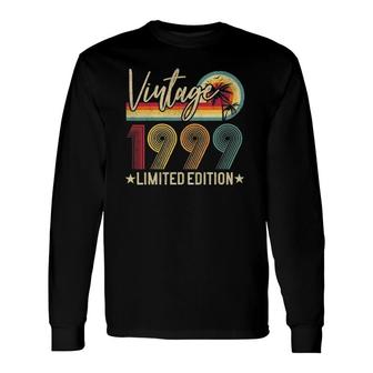 Limited Edition 1999 22Nd Birthday 22 Years Old Vintage Long Sleeve T-Shirt - Seseable