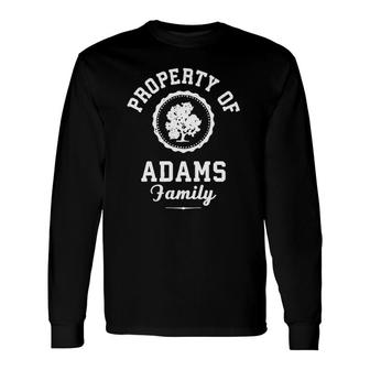 Matching Adams Last Name For Camping And Road Trips Long Sleeve T-Shirt - Seseable