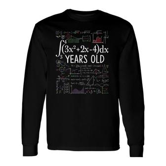 Math Calculus 40 Years Old Women Men Math 40Th Birthday Long Sleeve T-Shirt - Seseable