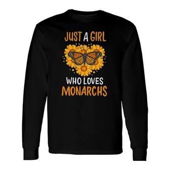 Monarch Butterfly Butterflies Entomologist Insect Long Sleeve T-Shirt T-Shirt | Mazezy
