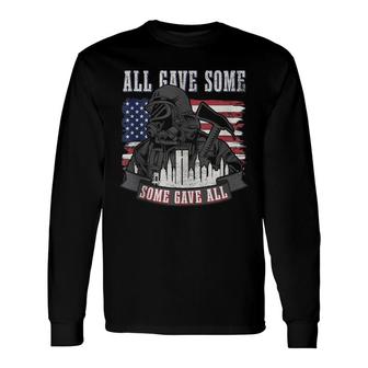 Patriot Day 911 Figherfighter All Gave Some Fireman Tribute Long Sleeve T-Shirt - Thegiftio UK