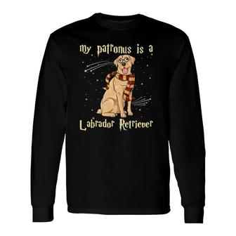 My Patronus Is A Labrador Retriever For Dog Lovers Long Sleeve T-Shirt - Seseable