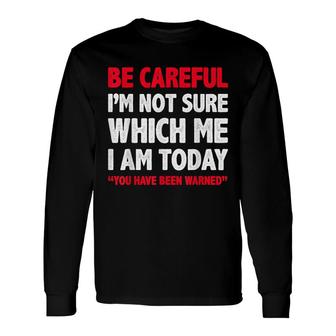 Personality Young Men Sarcastic Morning Attitude Quote Long Sleeve T-Shirt - Thegiftio UK