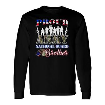 Proud Army National Guard Brother Tee Us Military Long Sleeve T-Shirt - Thegiftio UK