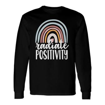 Radiate Positivity Mental Health Matters Mental Illness Long Sleeve T-Shirt - Seseable