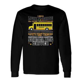 Railroad Crossing School Bus Driver For A Bus Driver Long Sleeve T-Shirt - Seseable