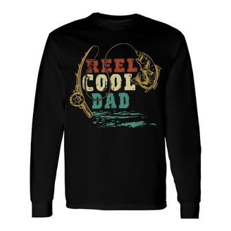Reel Cool Dad Fishing Dad Long Sleeve T-Shirt - Seseable