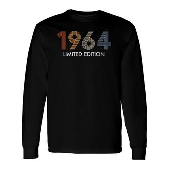 Retro 58 Years Vintage 1964 Limited Edition 58Th Birthday Long Sleeve T-Shirt | Mazezy