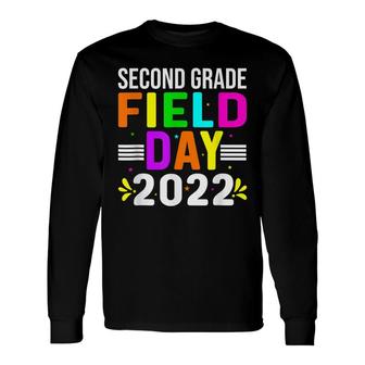 Second Grade Field Day 2022 Let The Games Begin Second Long Sleeve T-Shirt - Thegiftio UK
