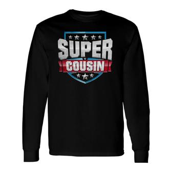 Superhero Cousin Tee Super Cousin Long Sleeve T-Shirt - Thegiftio UK
